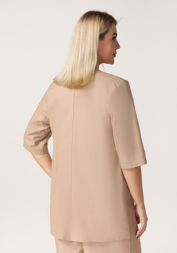 Жакет с карманами свободного кроя шир.  580, рис. 2