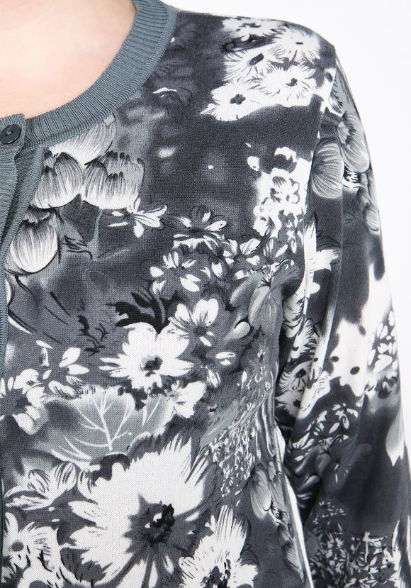 Кардиган Цветочная иллюзия шир.  580, рис. 20