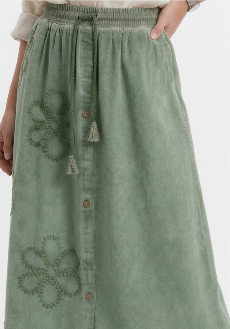 Юбка с объемным узором шир.  750, рис. 5