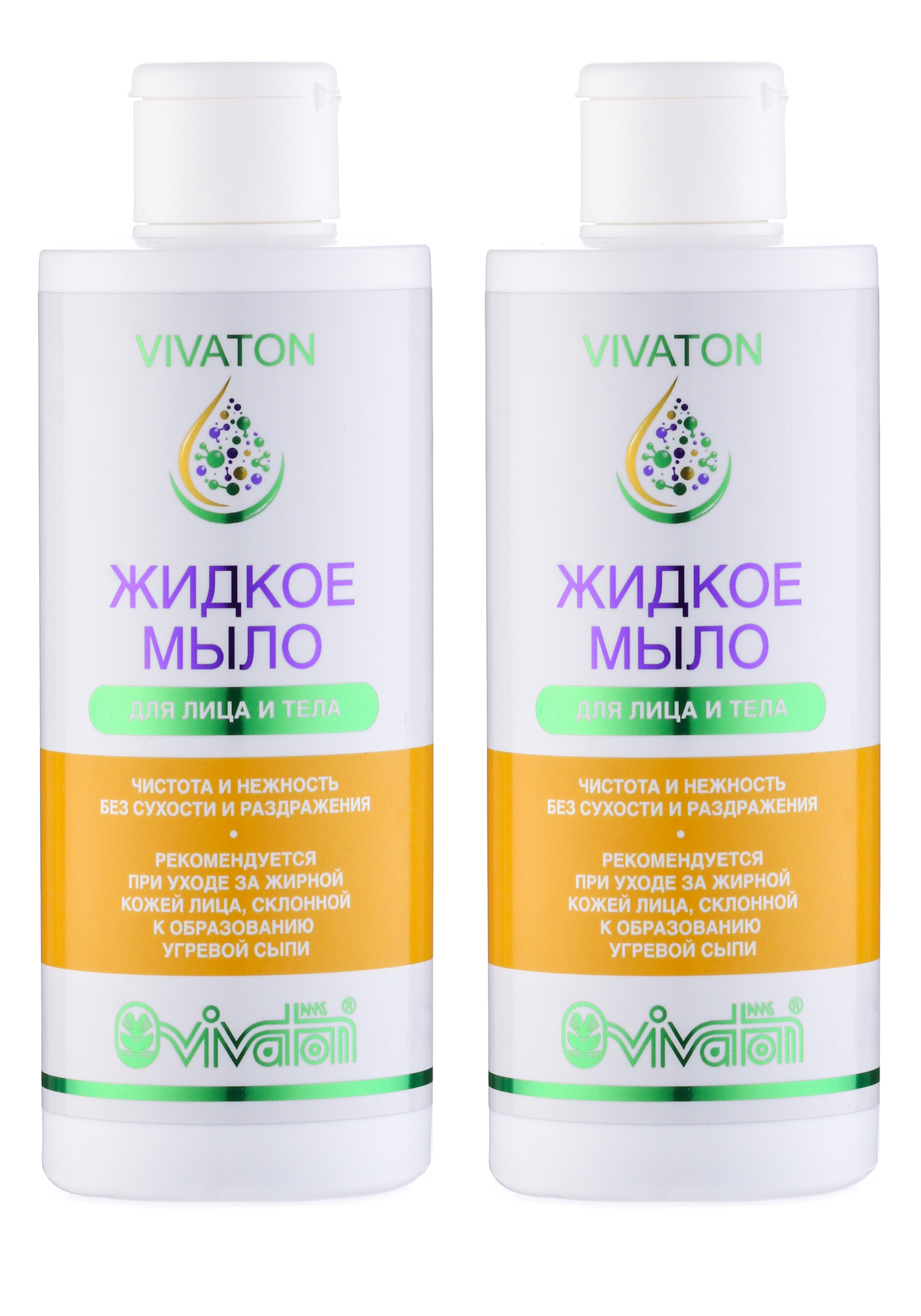 

Жидкое мыло "Виватон", 2 шт.