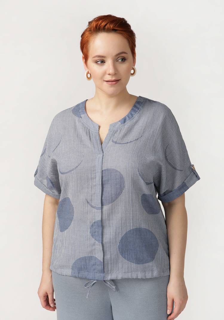 Блуза Повседневный уют шир.  750, рис. 6