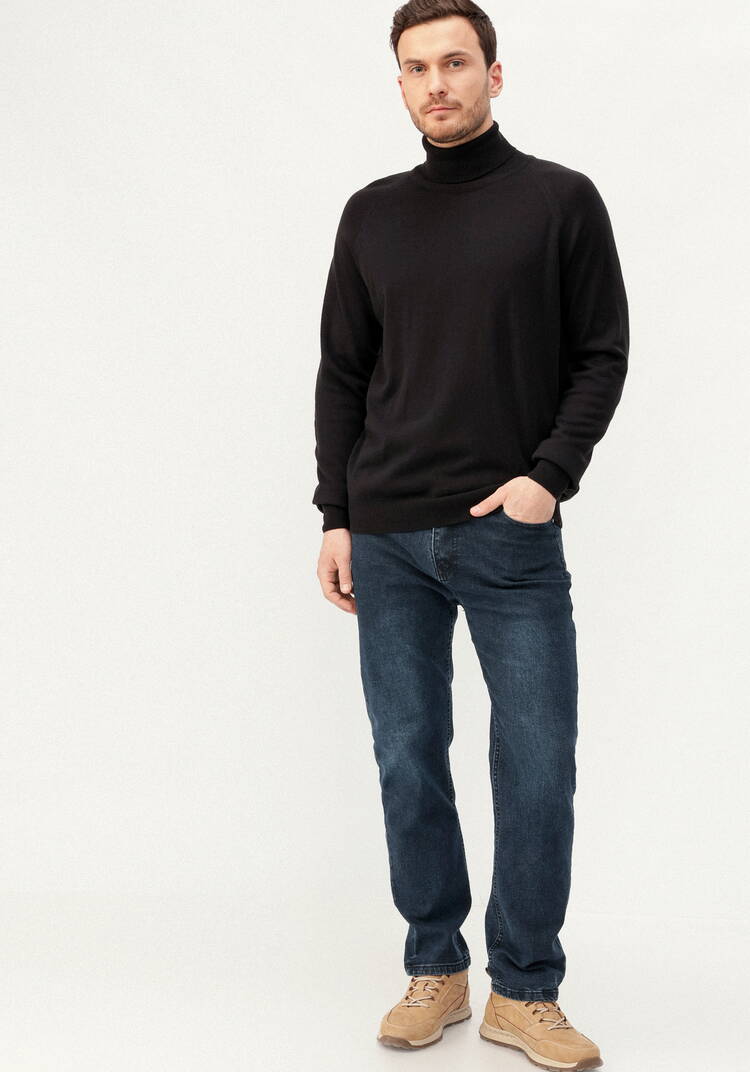 Джемпер вязаный с высокой горловиной шир.  750, рис. 7