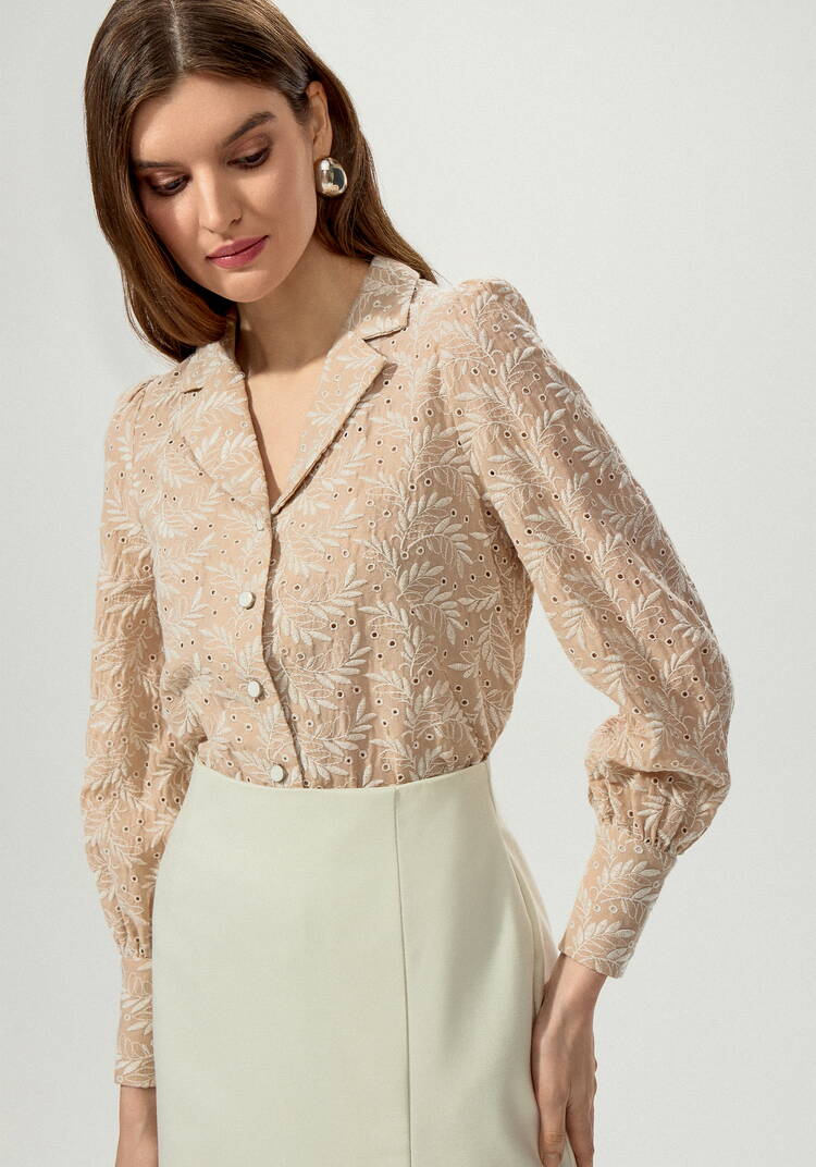 Блуза с английским воротником из шитья шир.  750, рис. 7