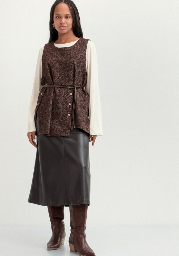 Блуза с жилетом шир.  580, рис. 2