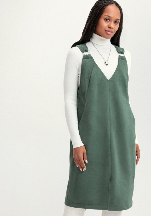 Сарафан замшевый шир.  580, рис. 10