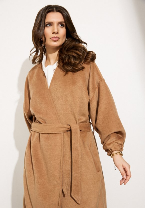 Пальто с V-образным вырезом шир.  580, рис. 2