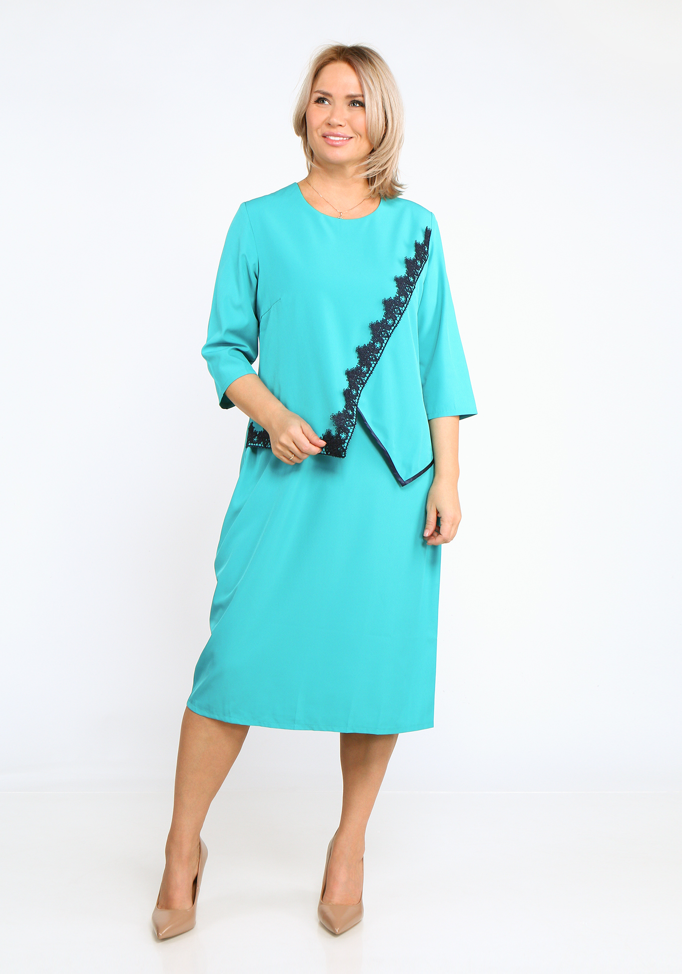 Платье "Анель" Kumar collection, размер 56, цвет электрик - фото 9