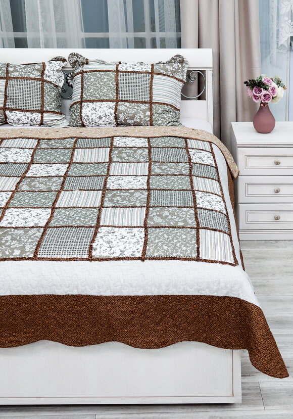 Покрывало с наволочками Печворк шир.  580, рис. 51