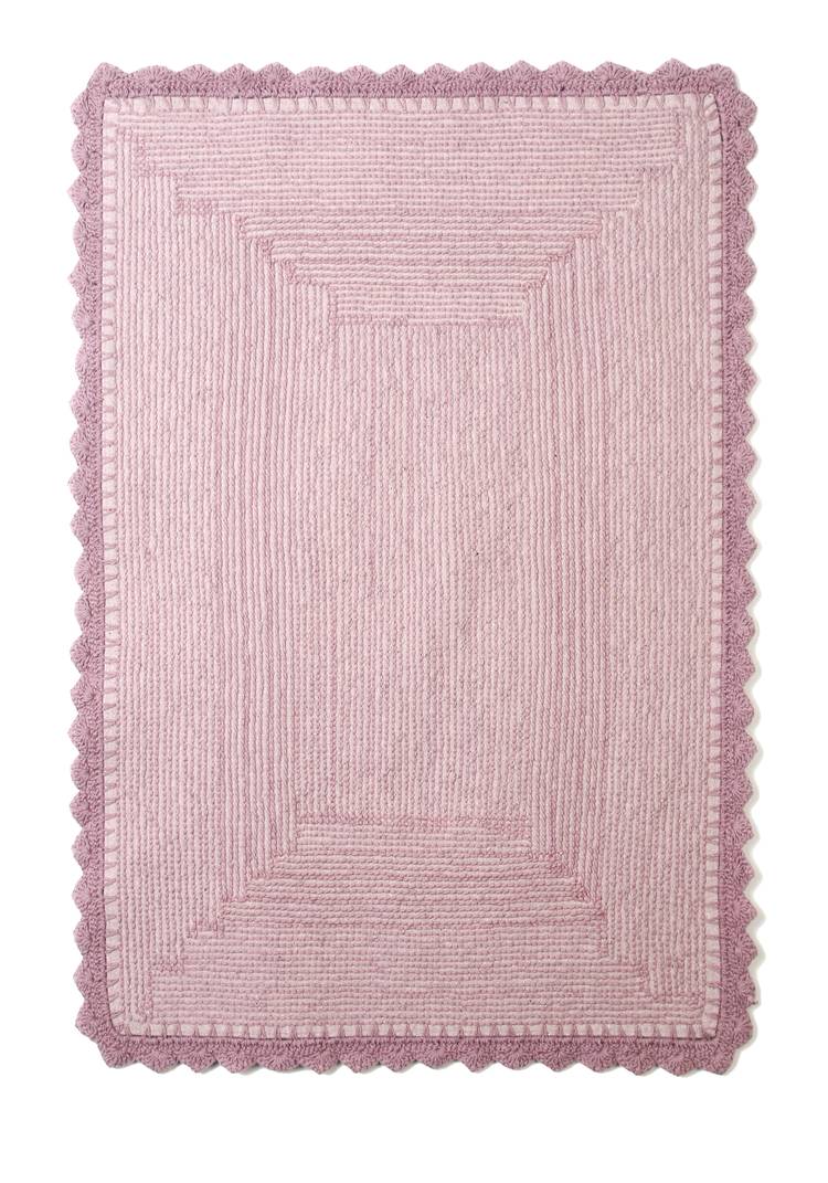 Коврик для ванной с кружевом шир.  750, рис. 7