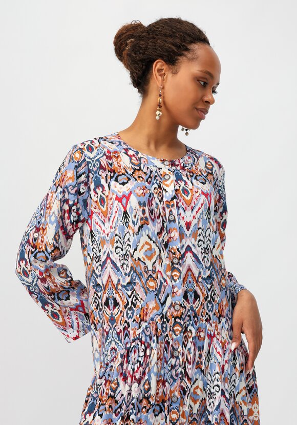 Платье с цветочным принтом свободного кроя шир.  580, рис. 23