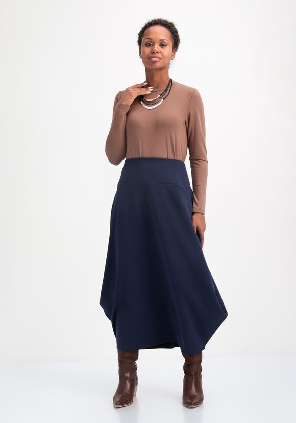 Юбка свободного кроя в стиле бохо шир.  580, рис. 7