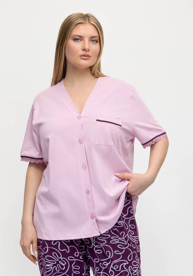 Костюм брючный Нежный рассвет шир.  750, рис. 16