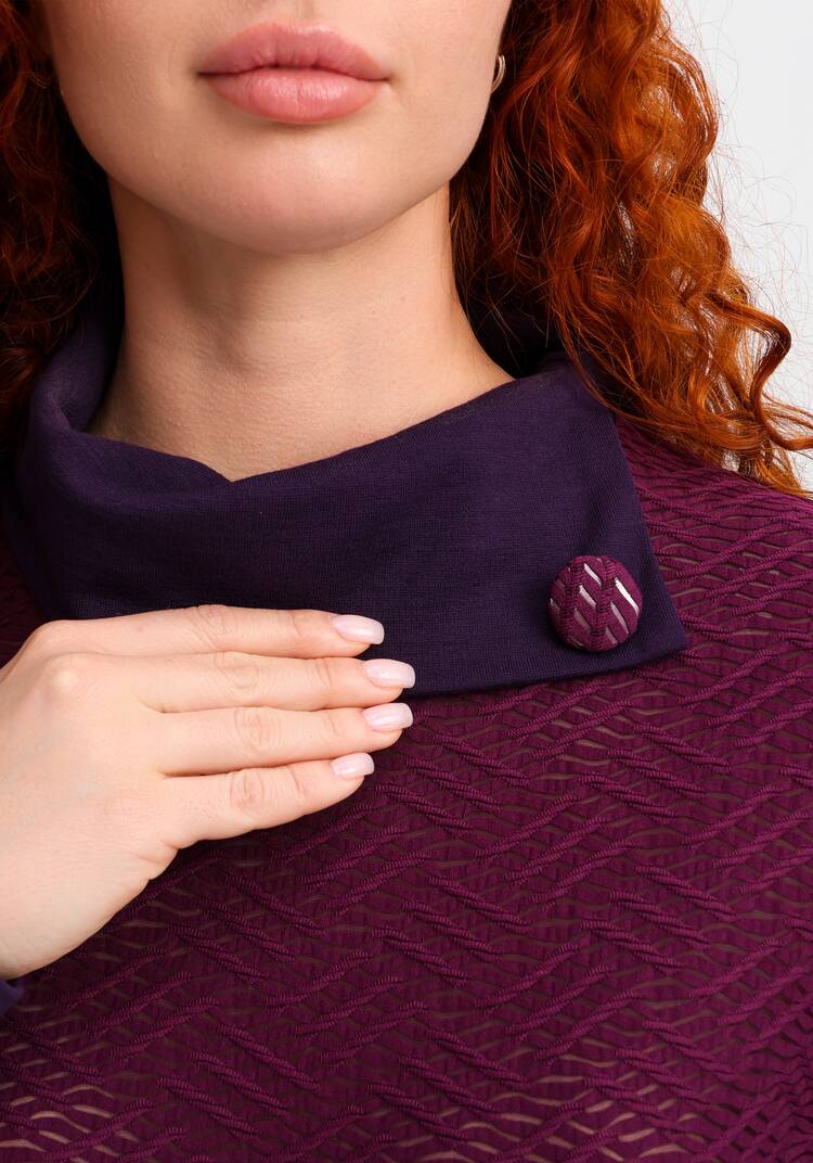 Джемпер свободного кроя с карманами шир.  750, рис. 6