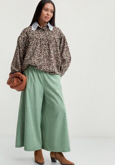 Юбка-брюки из микровельвета