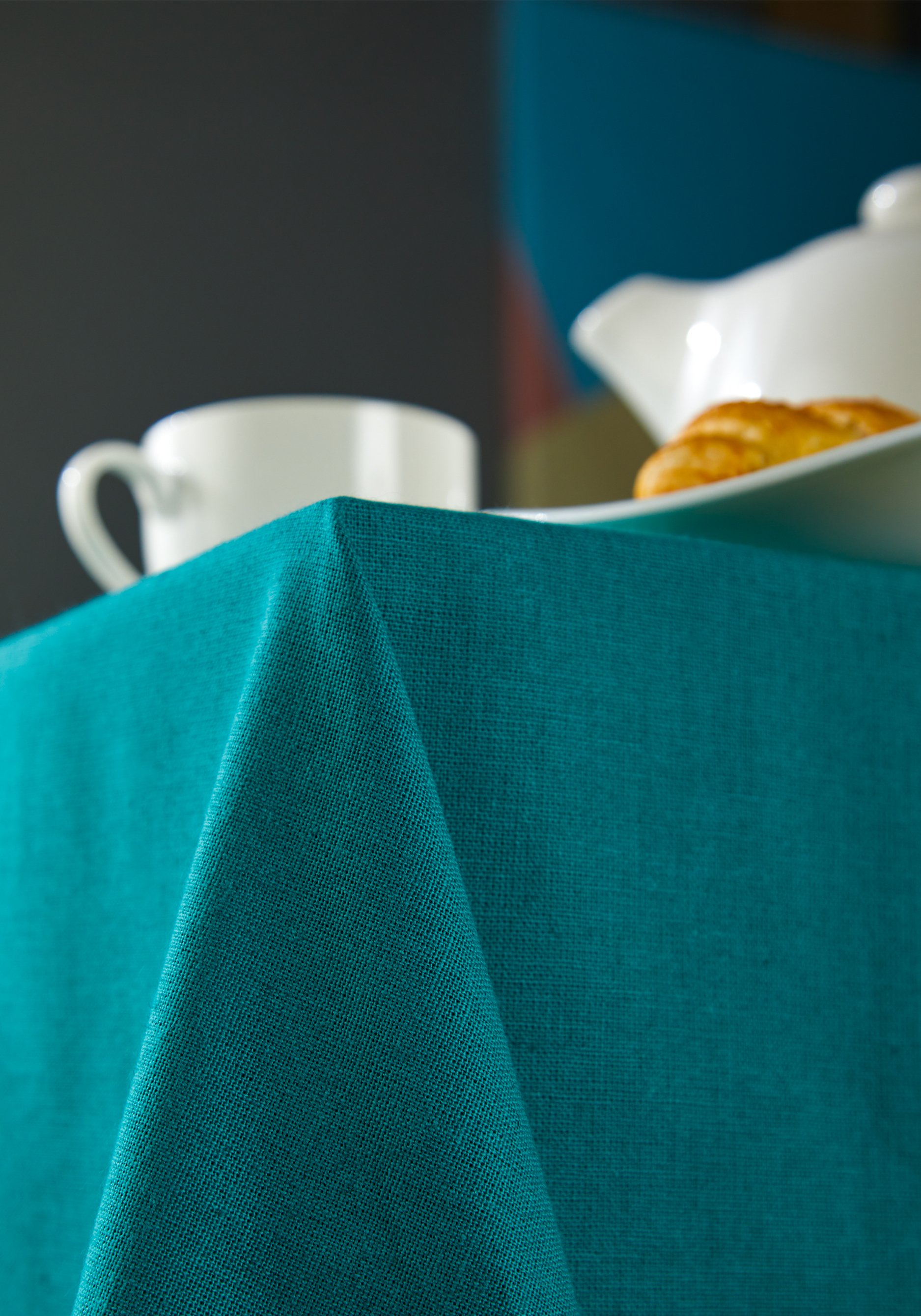 Купить Скатерть Лен Зеленого Цвета