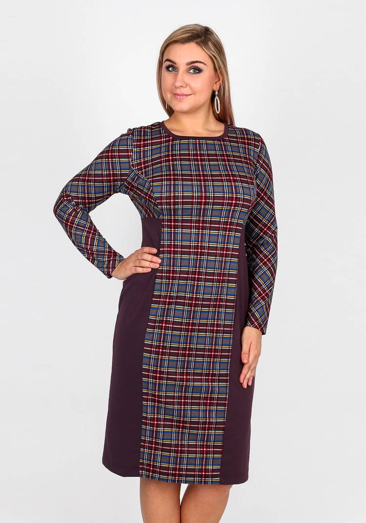 Платье с комбинированным принтом длины миди шир.  750, рис. 9