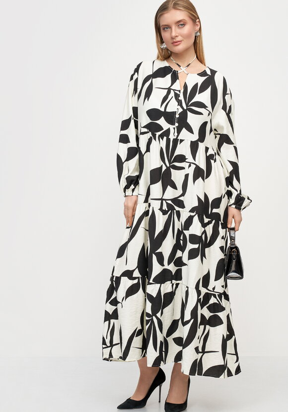 Платье Элегантный штрих шир.  580, рис. 1