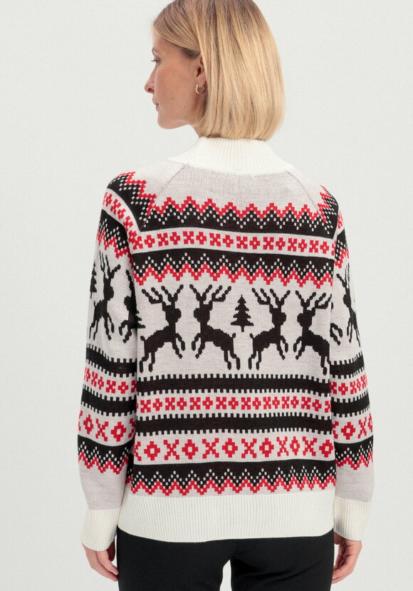 Джемпер с рождественским рисунком шир.  580, рис. 4