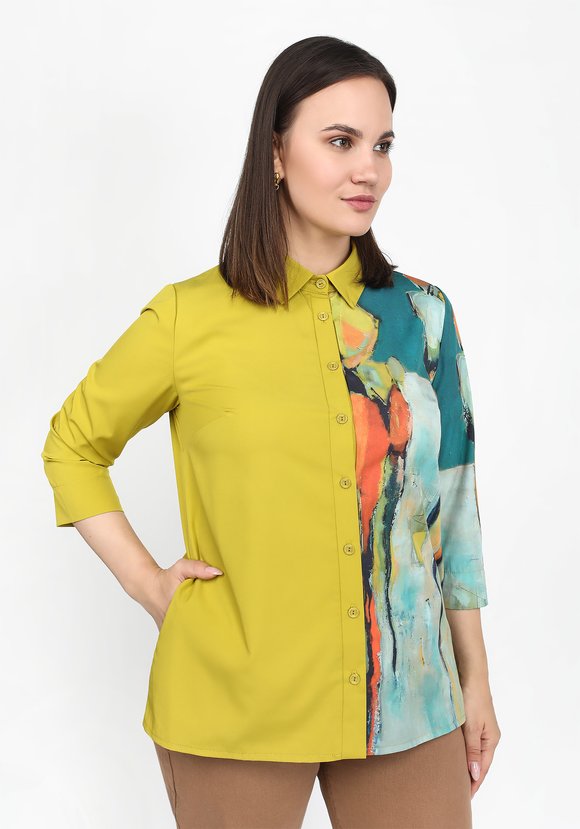 Блуза Радужное настроение шир.  580, рис. 9