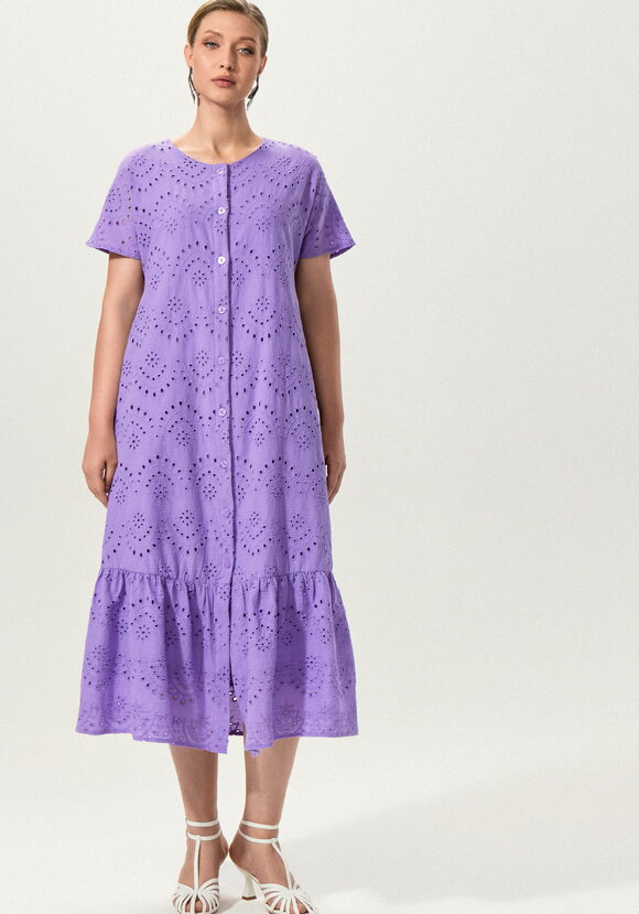 Платье ажурное с цельнокроеным рукавом шир.  580, рис. 20