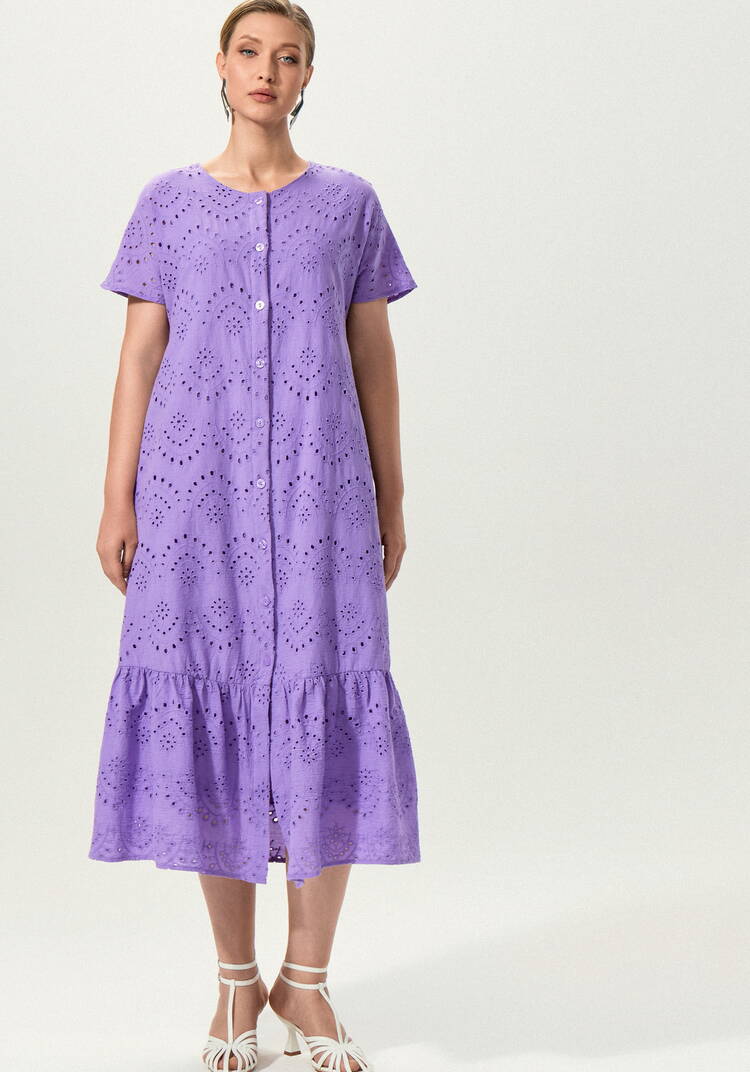 Платье ажурное с цельнокроеным рукавом шир.  750, рис. 20