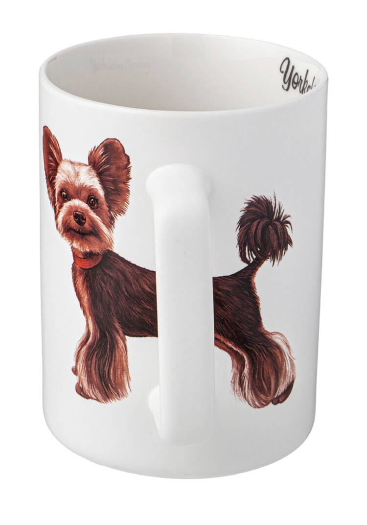 Кружки из фарфора Любимцы, 2 шт. шир.  750, рис. 15