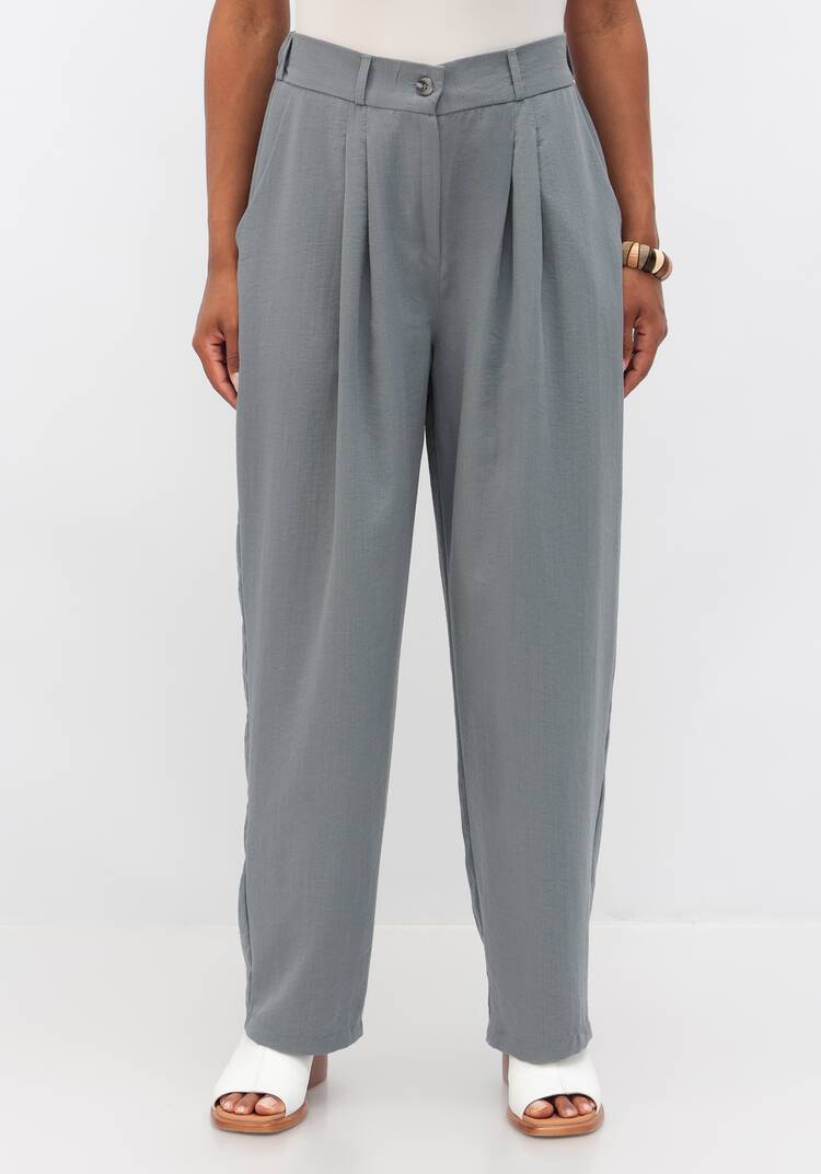 Брюки свободного кроя с защипами на поясе шир.  750, рис. 4