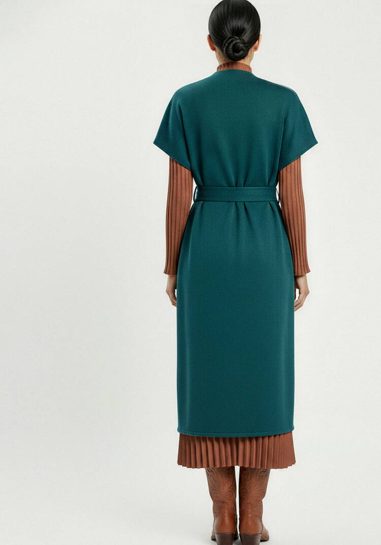 Жилет на запах со спущенным плечом шир.  750, рис. 21