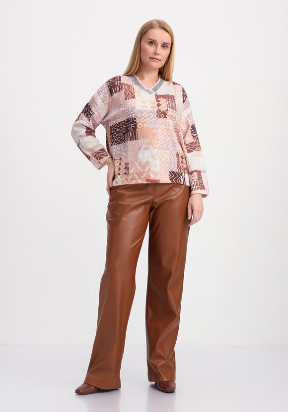 Джемпер свободный Этнический рисунок шир.  580, рис. 2