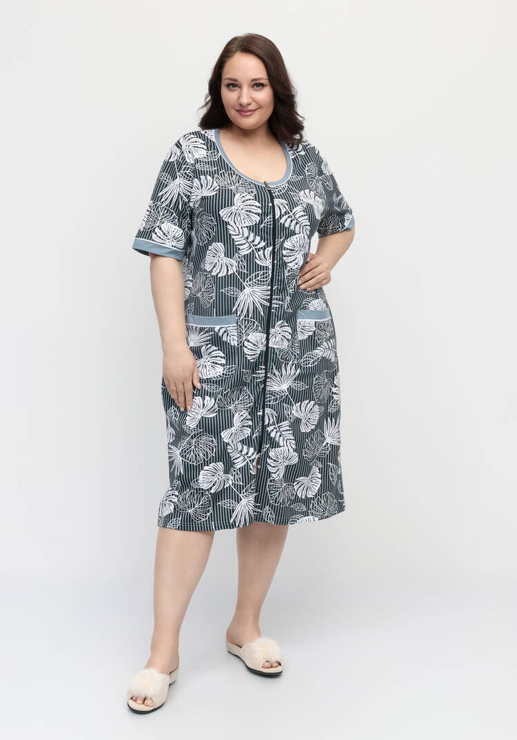 Халат Тропический рай шир.  750, рис. 1