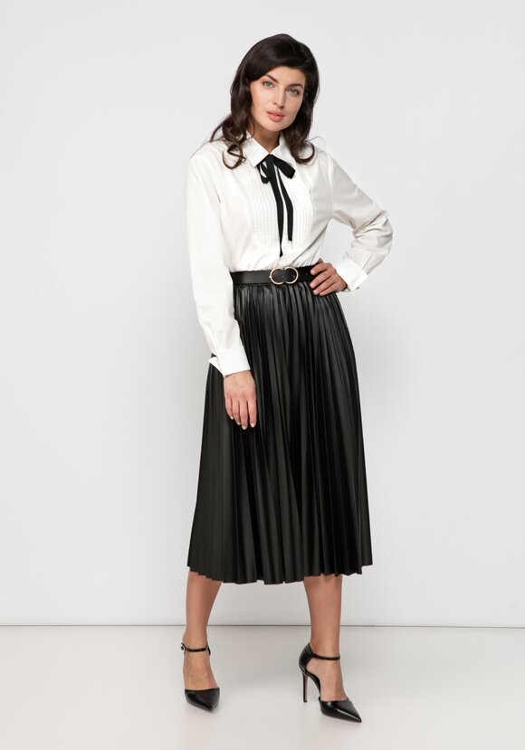 Блузка из хлопка с декором шир.  580, рис. 7