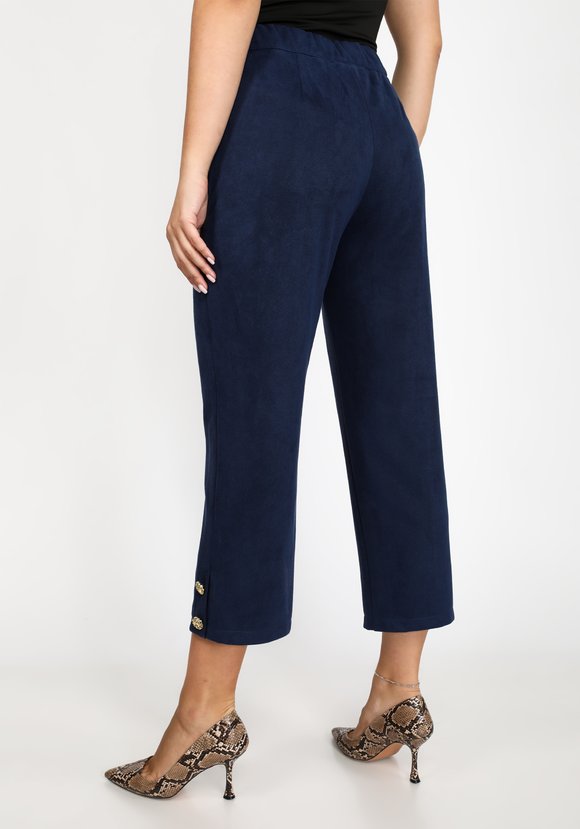 Брюки с декоративными пуговицами и карманами шир.  580, рис. 7