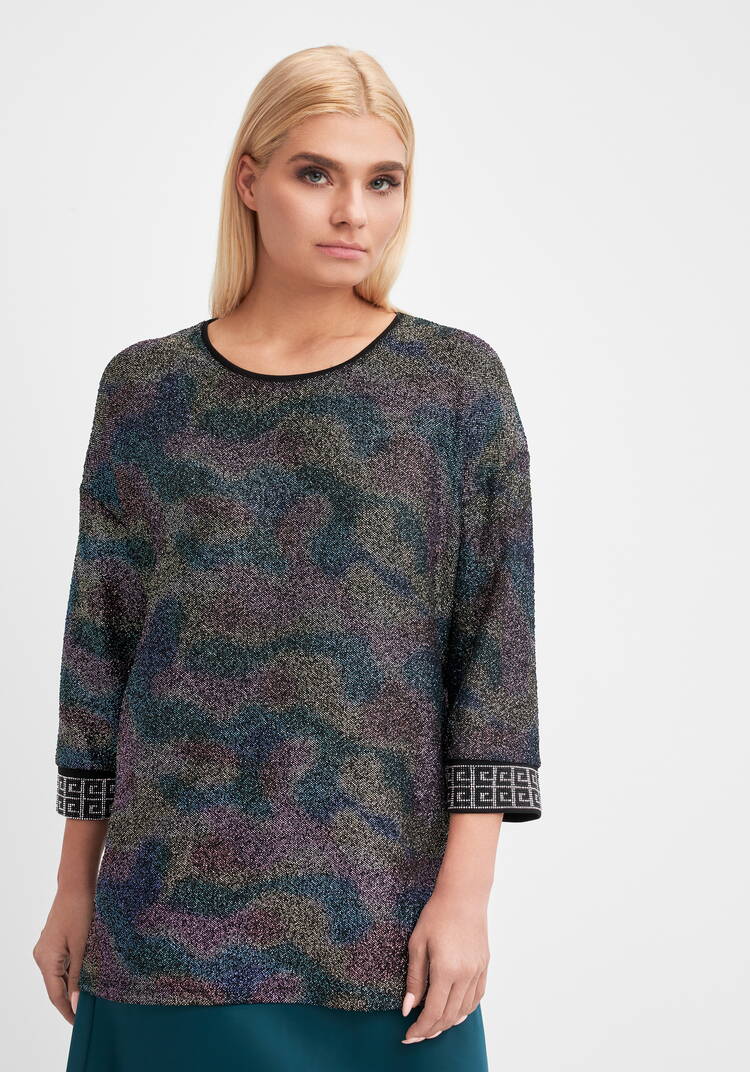 Блуза Северное сияние шир.  750, рис. 4