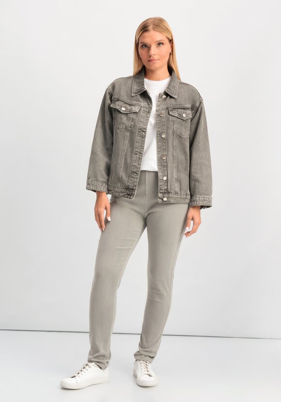 Джинсовая куртка Лора шир.  580, рис. 9