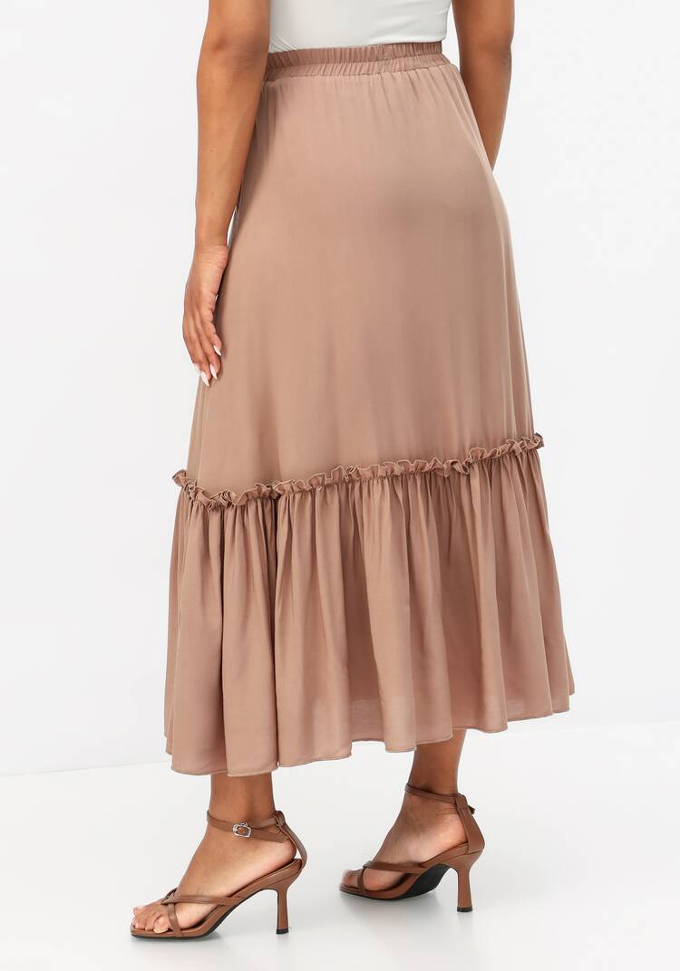 Юбка на эластичной ленте с ярусами шир.  750, рис. 11