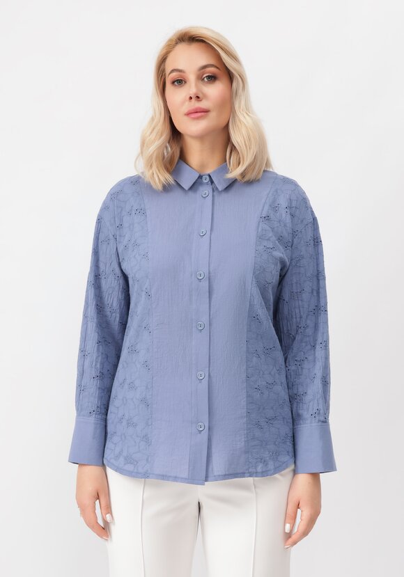 Рубашка со вставками из шитья шир.  580, рис. 11