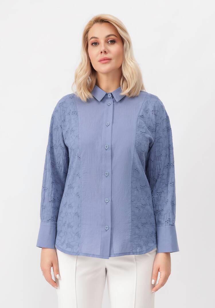 Рубашка со вставками из шитья шир.  750, рис. 11