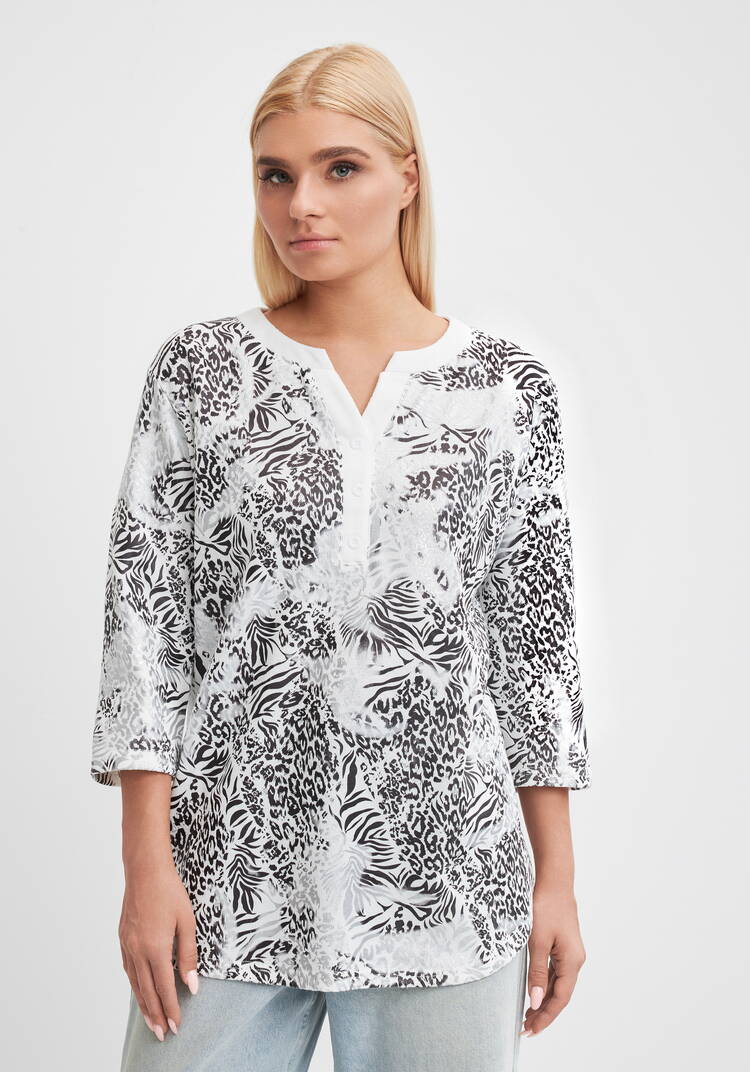 Блуза Хорошее настроение шир.  750, рис. 4