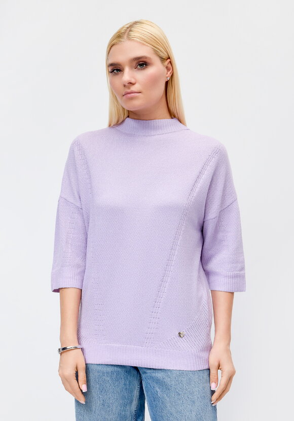 Джемпер с лентами на шее сзади шир.  580, рис. 25