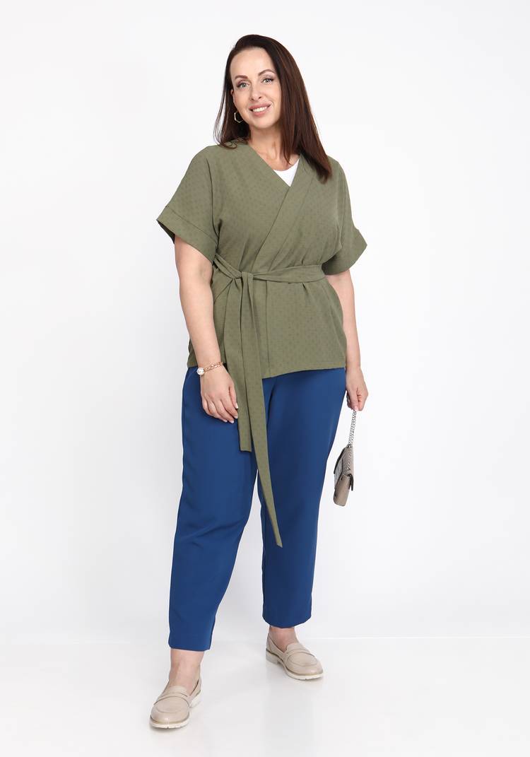 Брюки-бананы свободные шир.  750, рис. 5