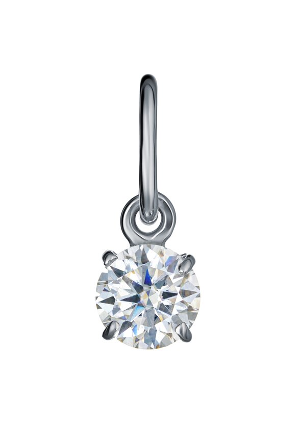 Подвеска серебряная Чарующая элегантность шир.  580, рис. 1