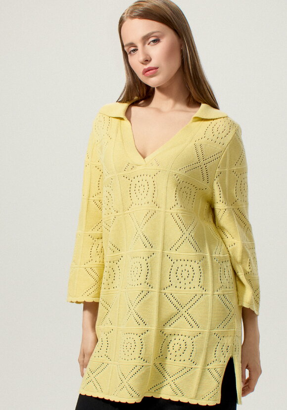 Туника с разрезами по бокам удлиненная шир.  580, рис. 21