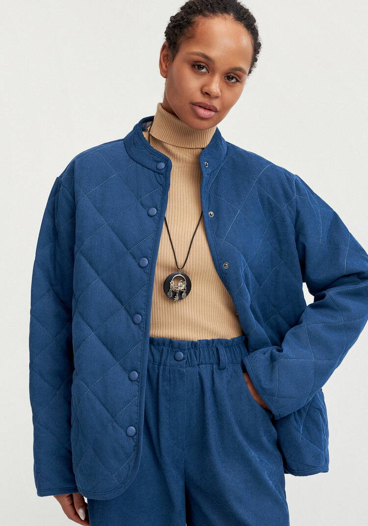 Жакет вельветовый с контрастным подкладом шир.  750, рис. 28