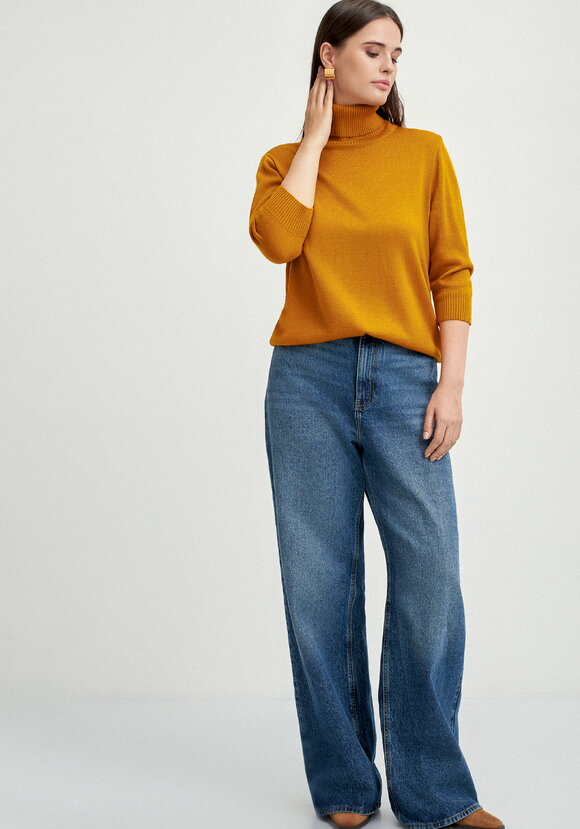 Джемпер-водолазка с рукавом 3/4 шир.  580, рис. 16