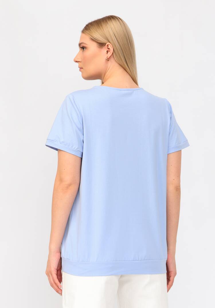 Блуза с кружевом Джульетта шир.  750, рис. 18