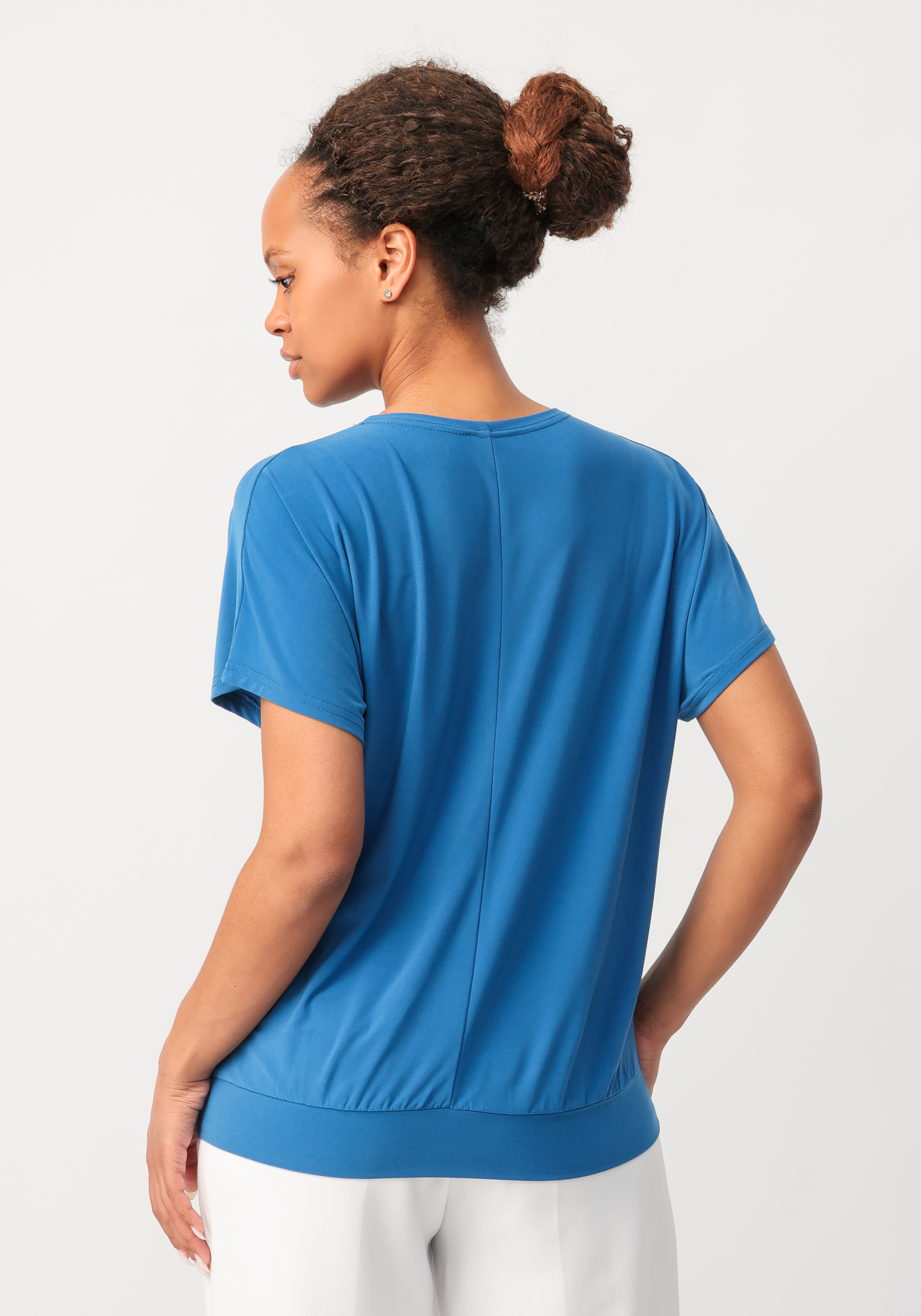 Блуза "Салли" LORICCI, цвет синий, размер 58 - фото 8