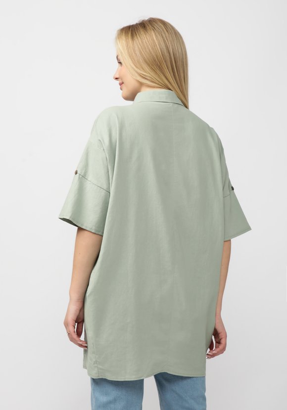 Удлиненная рубашка женская Каролин шир.  580, рис. 8
