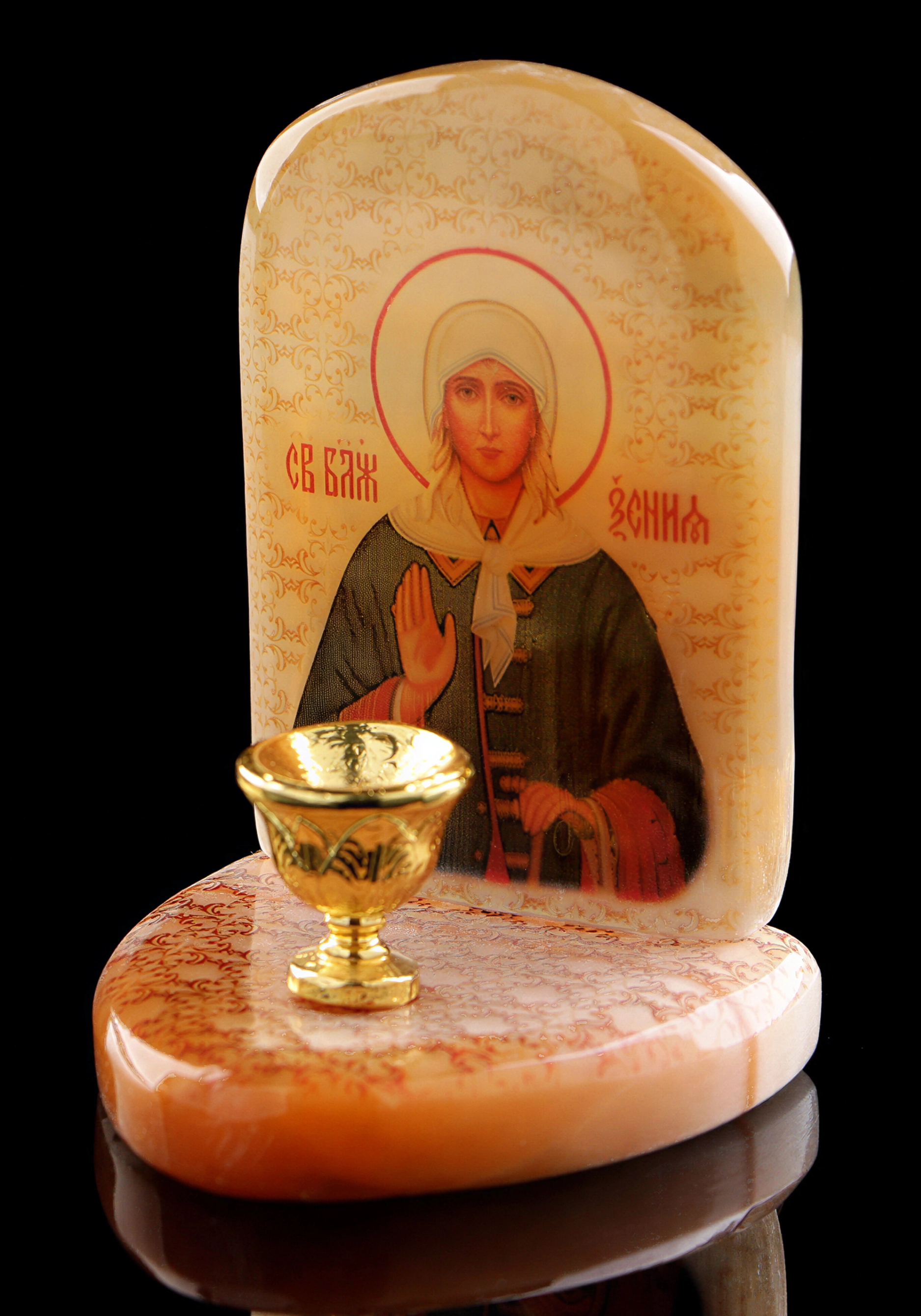 Подсвечник с иконой