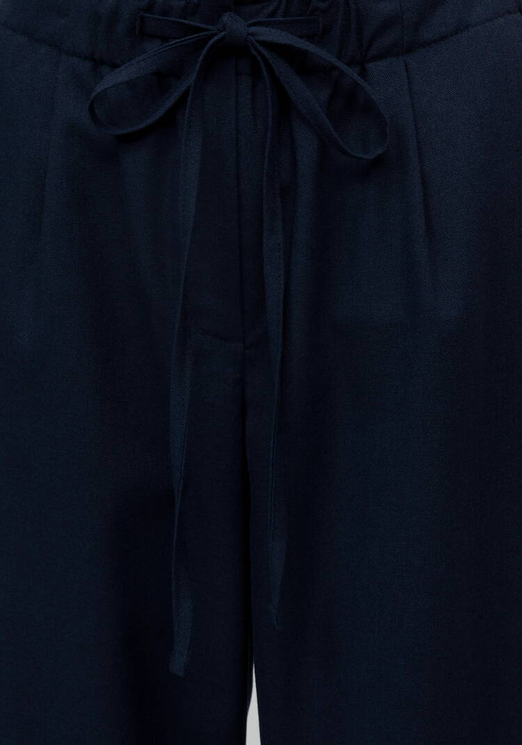 Брюки прямые от бедра из льна Шаила шир.  750, рис. 13