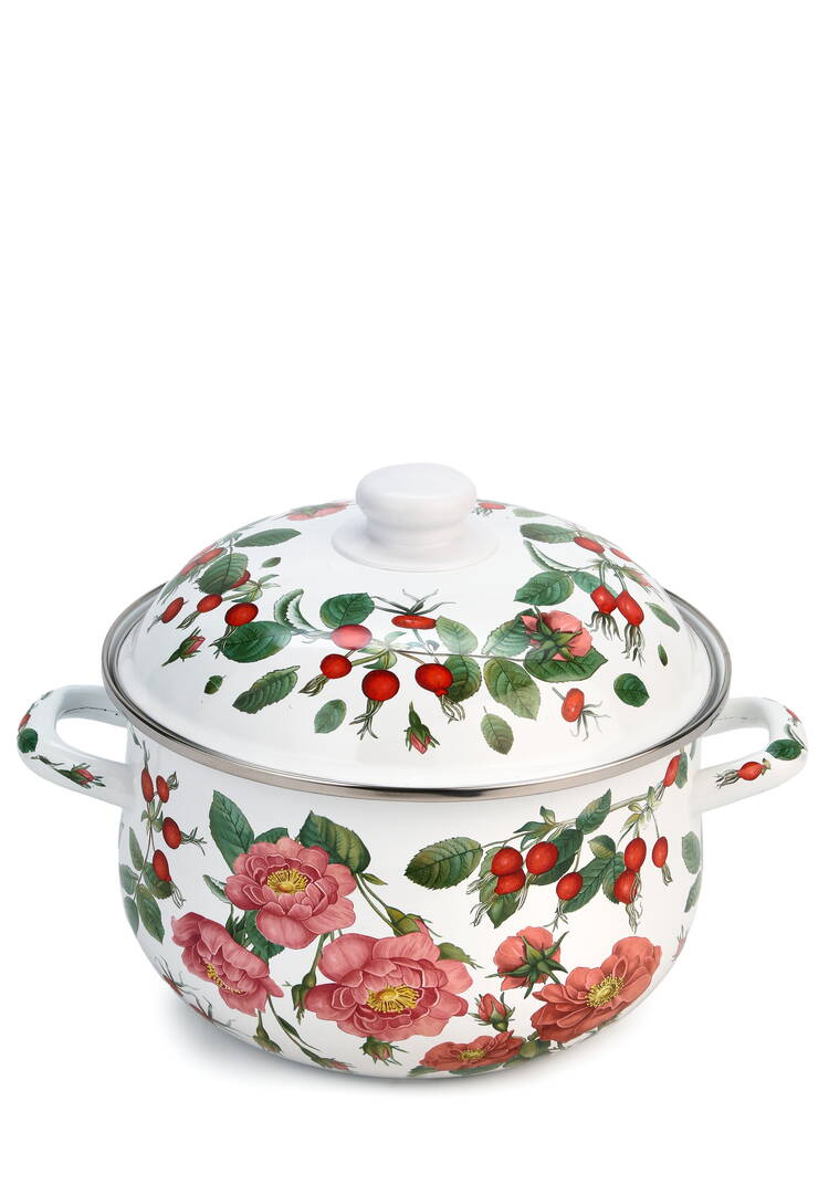 Эмалированная кастрюля с крышкой шир.  750, рис. 43